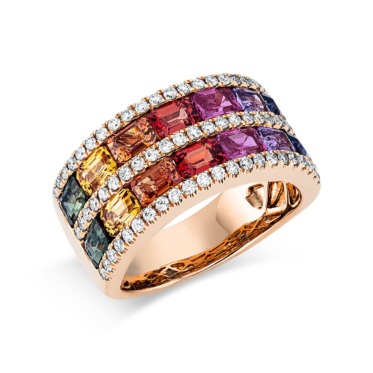 Rainbow & Multicolor Ring - 1AP43