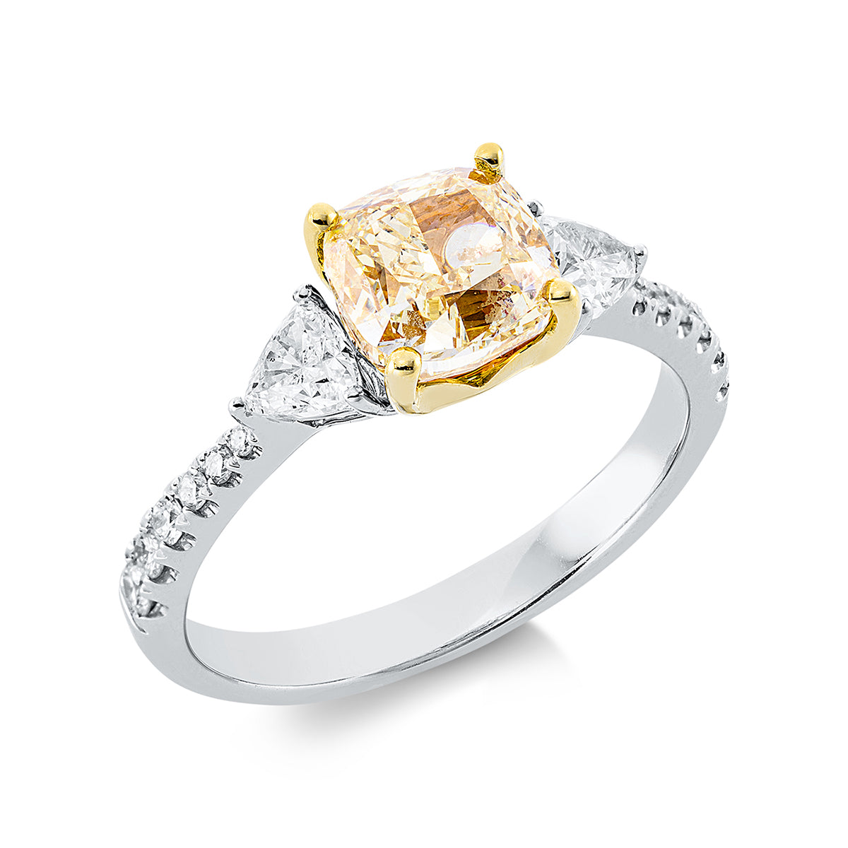 Farbiger Diamant Ring - 1CT77