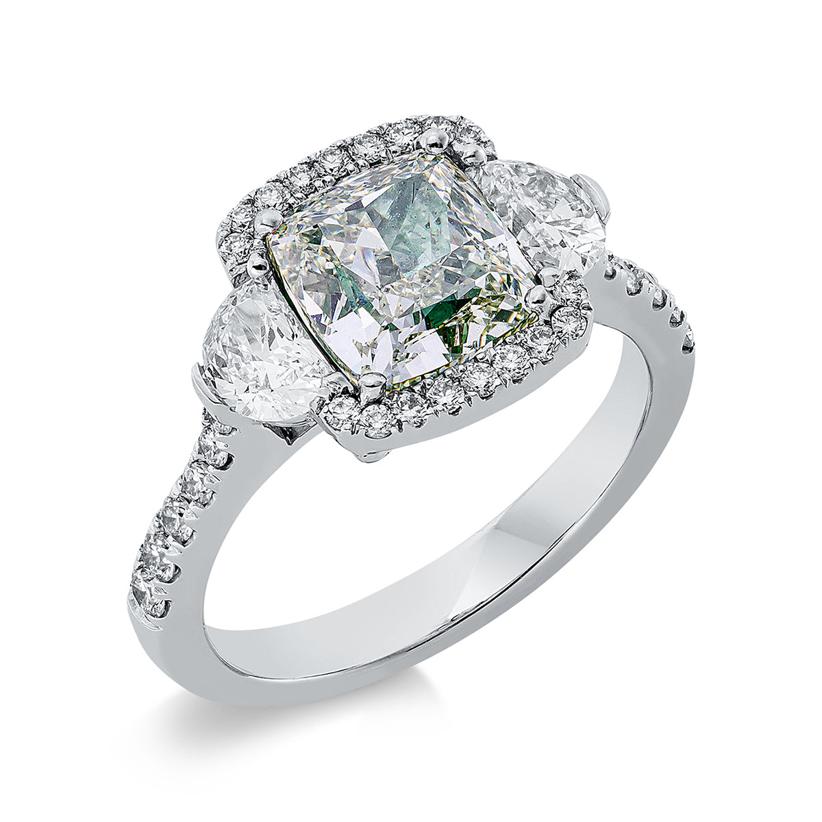 Farbiger Diamant Ring - 1DP28