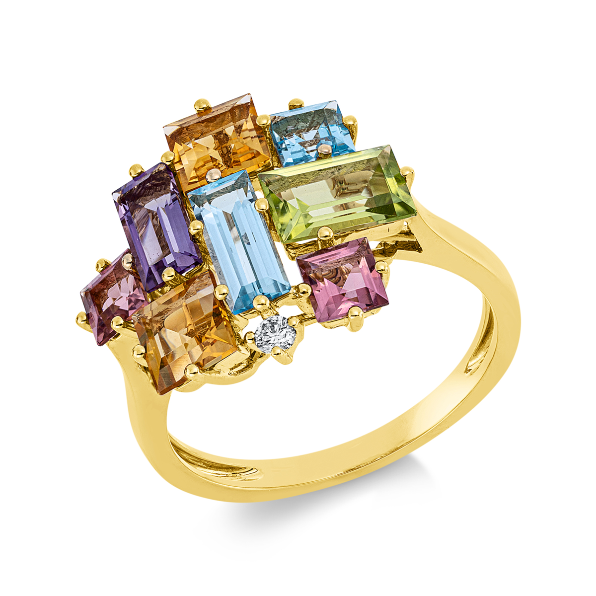 Rainbow & Multicolor Ring - 1HW45