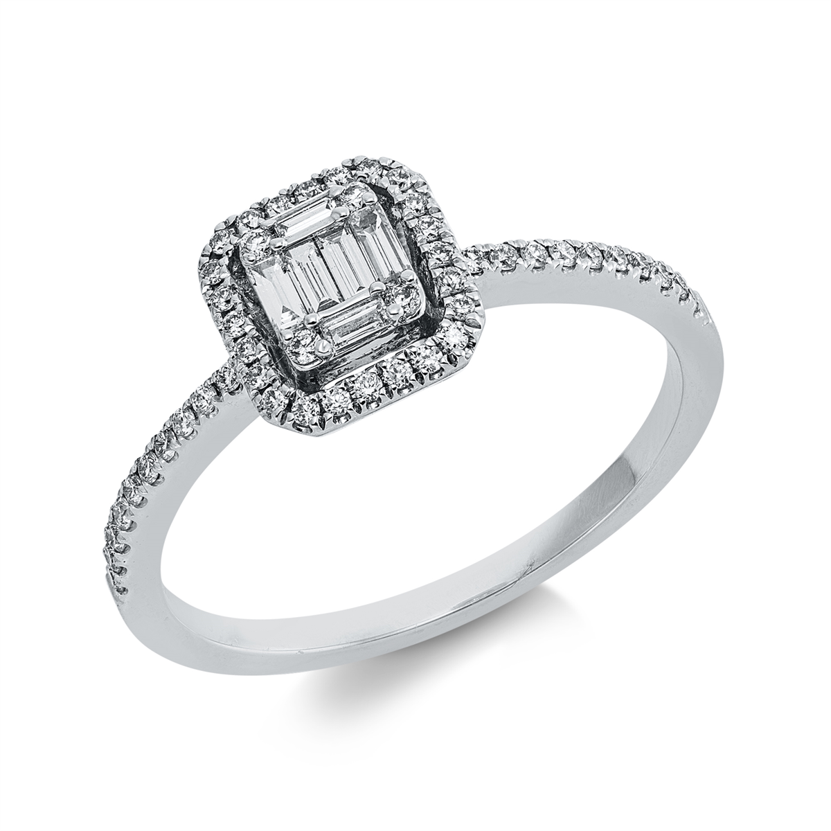 Baguette Illusion Ring - 1IZ22