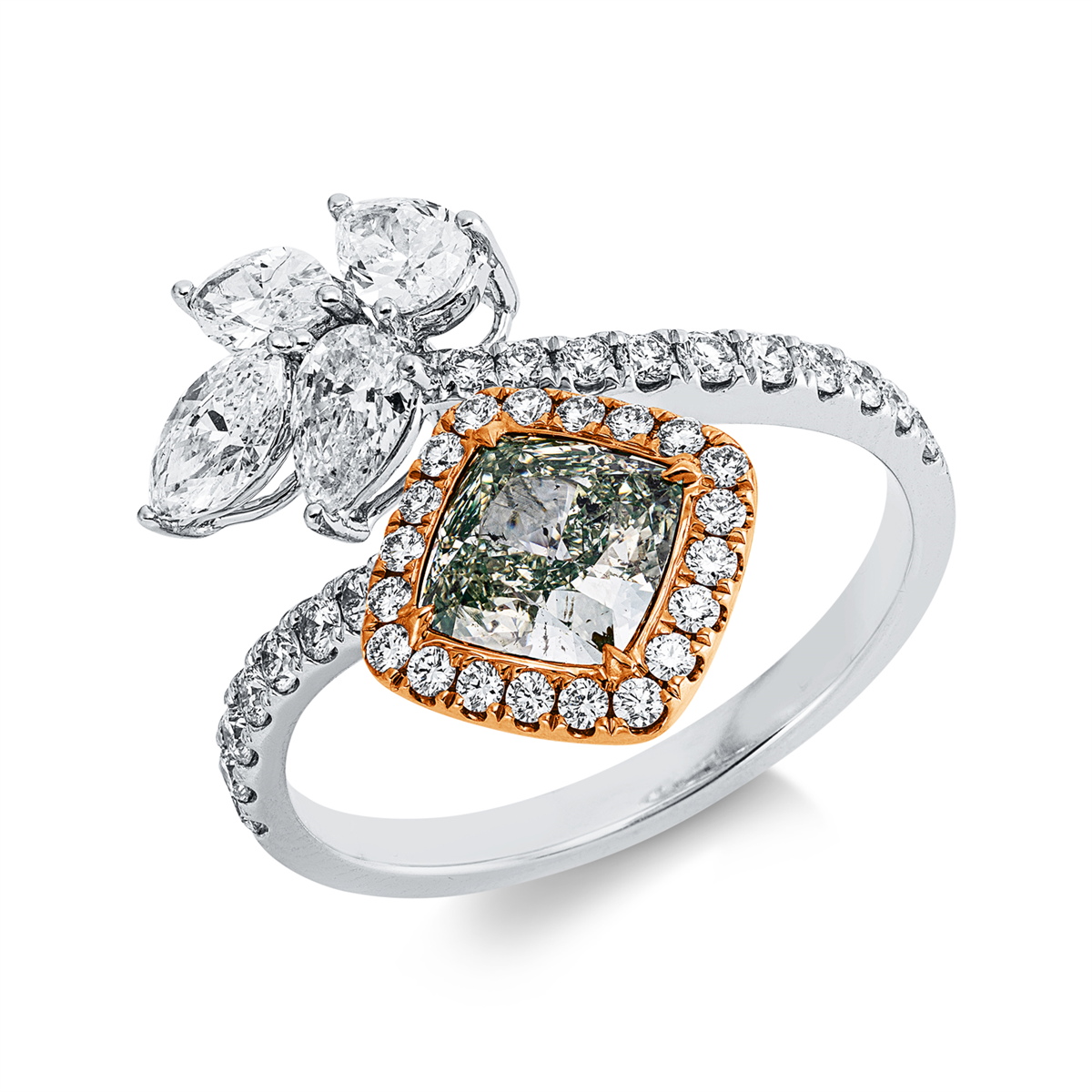 Farbiger Diamant Ring - 1LO25
