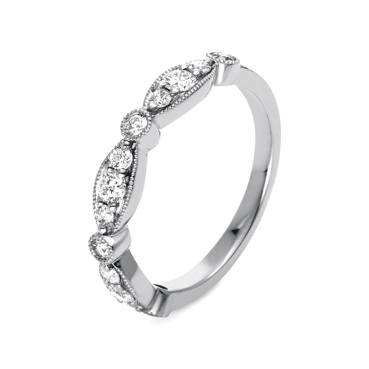 Mehrfachsteinbesatz Ring - 1O605