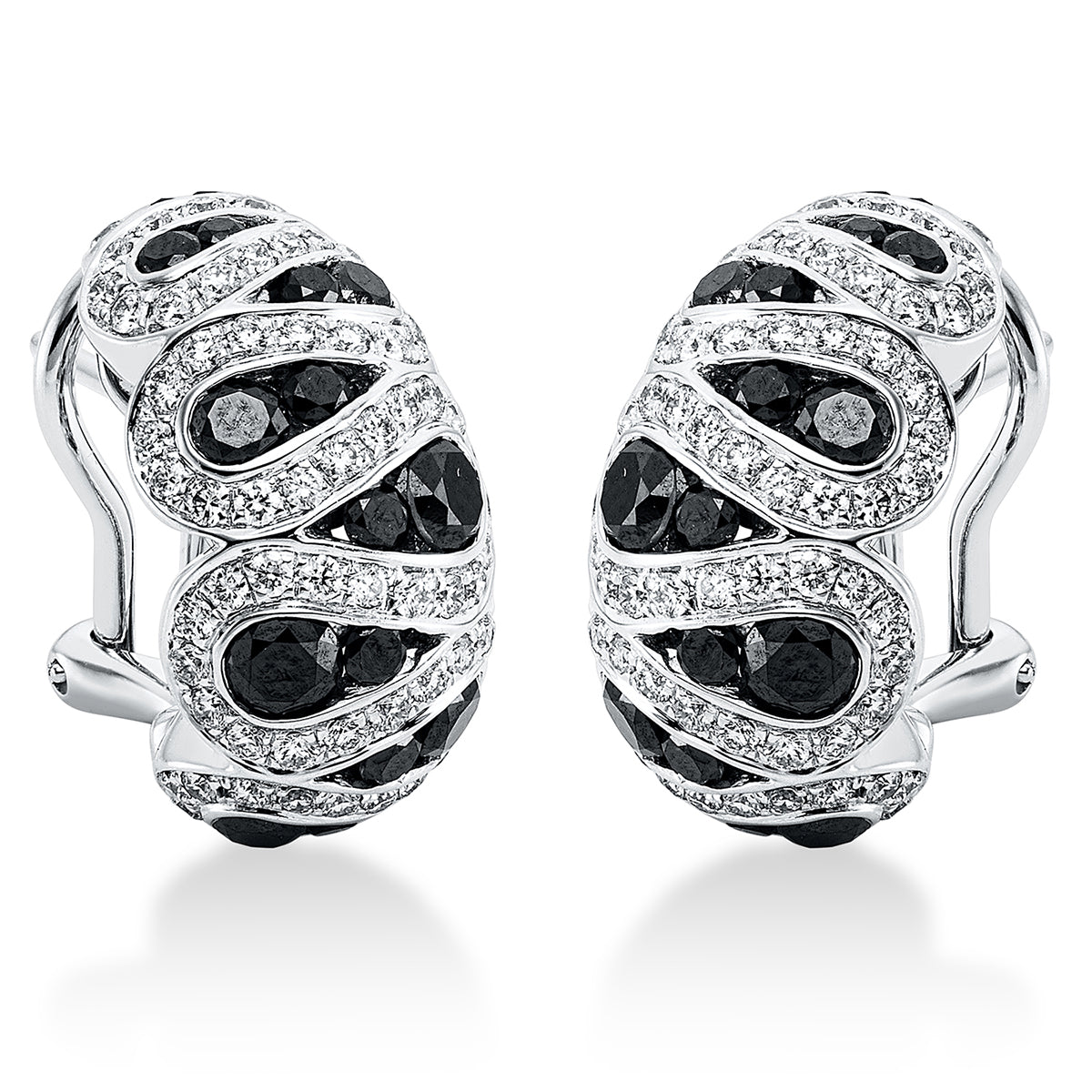 Farbiger Diamant Creolen - 2K128