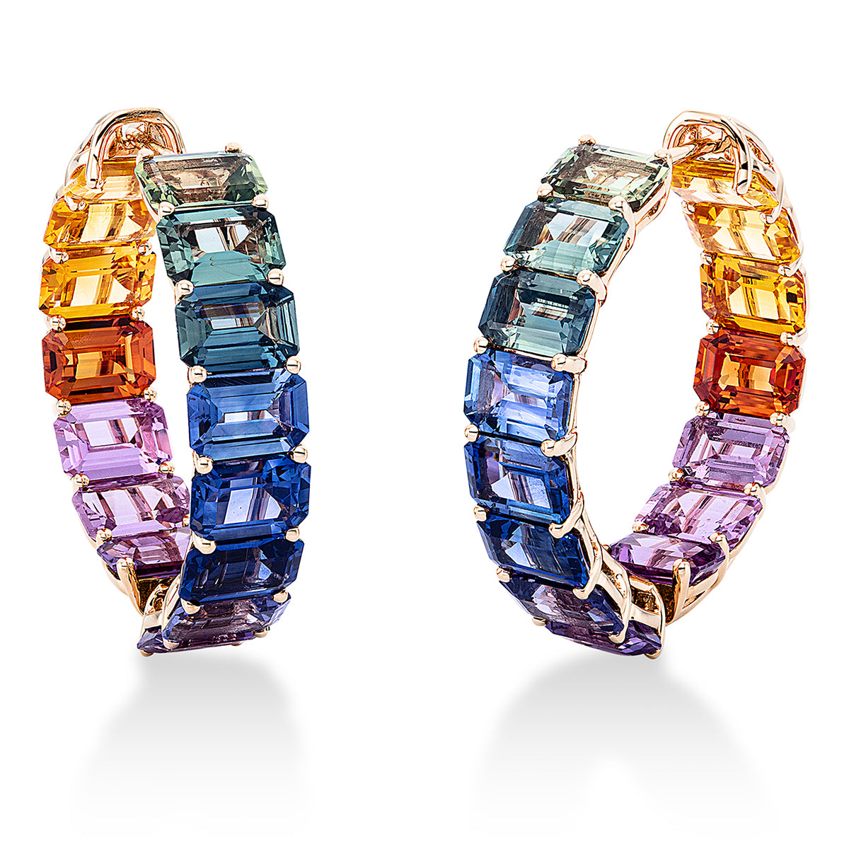 Rainbow & Multicolor Creolen - 2M540
