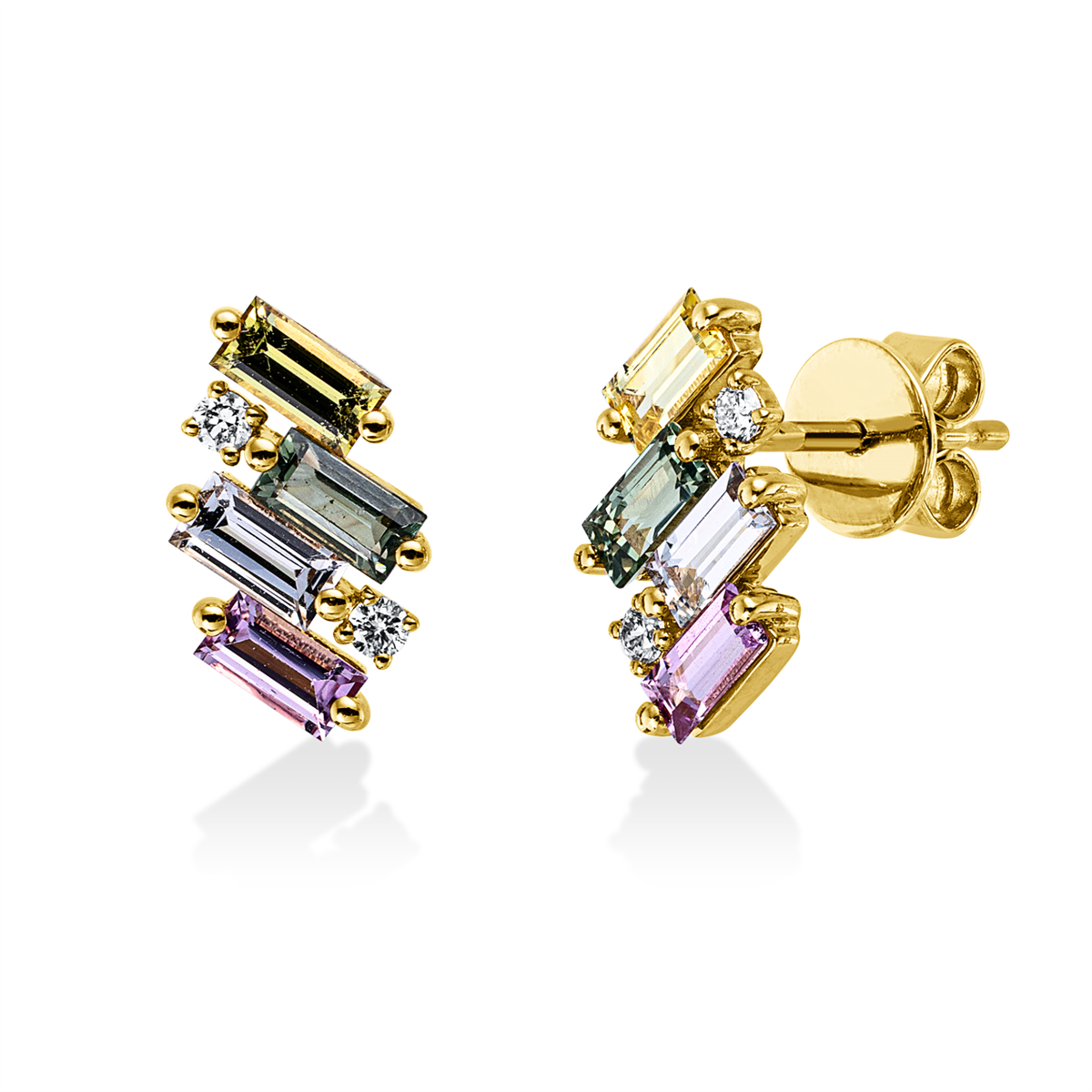 Rainbow & Multicolor Ohrstecker - 2Y488