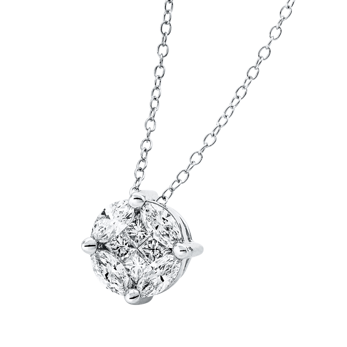 Mehrfachsteinbesatz Collier - 4F472