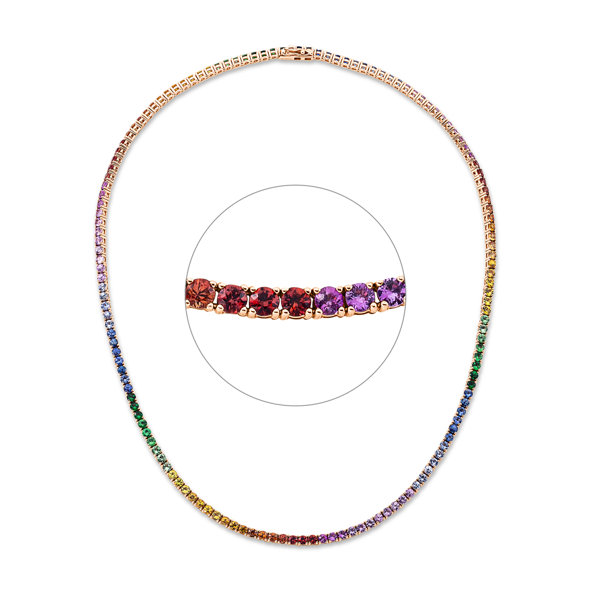Rainbow & Multicolor Collier - 4N050