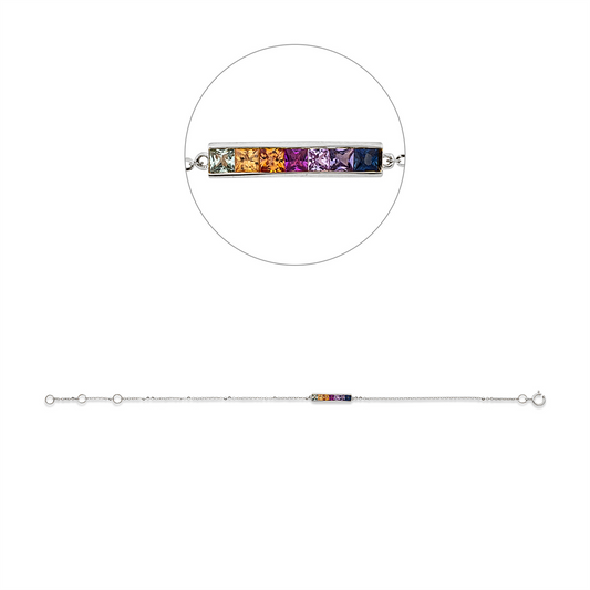 Rainbow & Multicolor Armband - 5E082