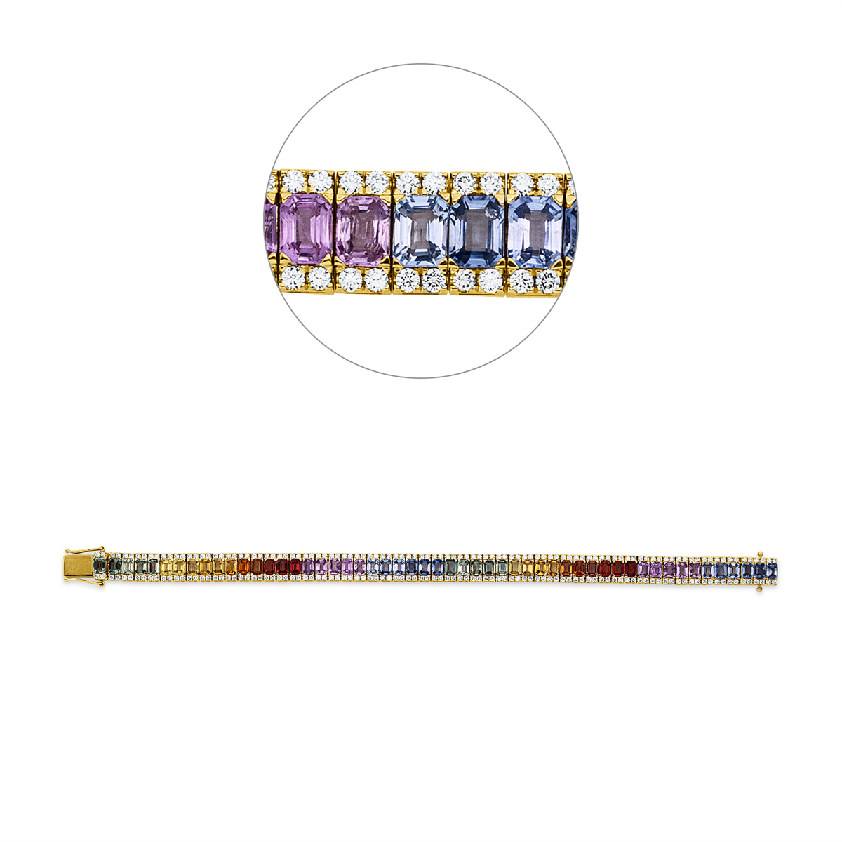 Rainbow & Multicolor Armband - 5G126