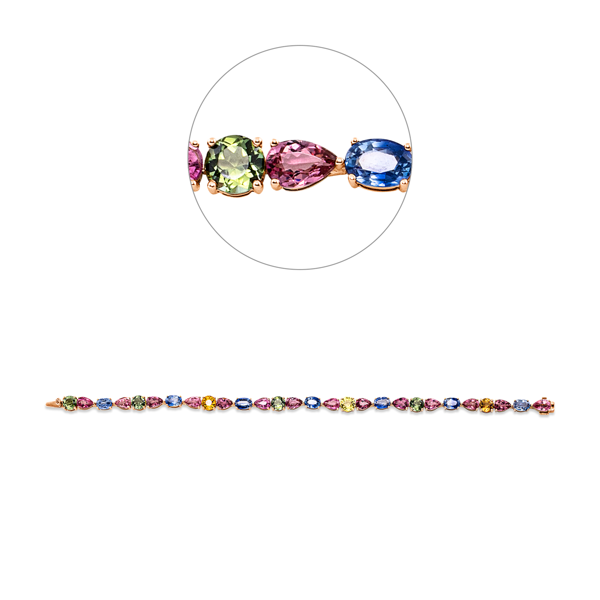 Rainbow & Multicolor Armband - 5G925