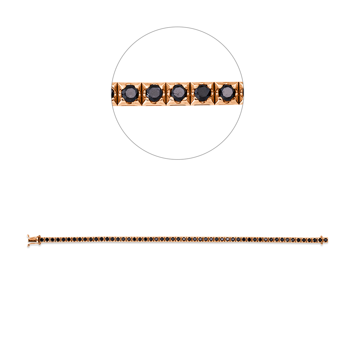 Farbiger Diamant Armband - 5H069