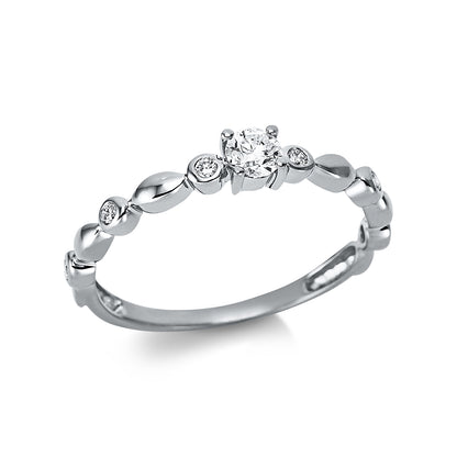 Solitaire mit Besatz Ring - 1BH87
