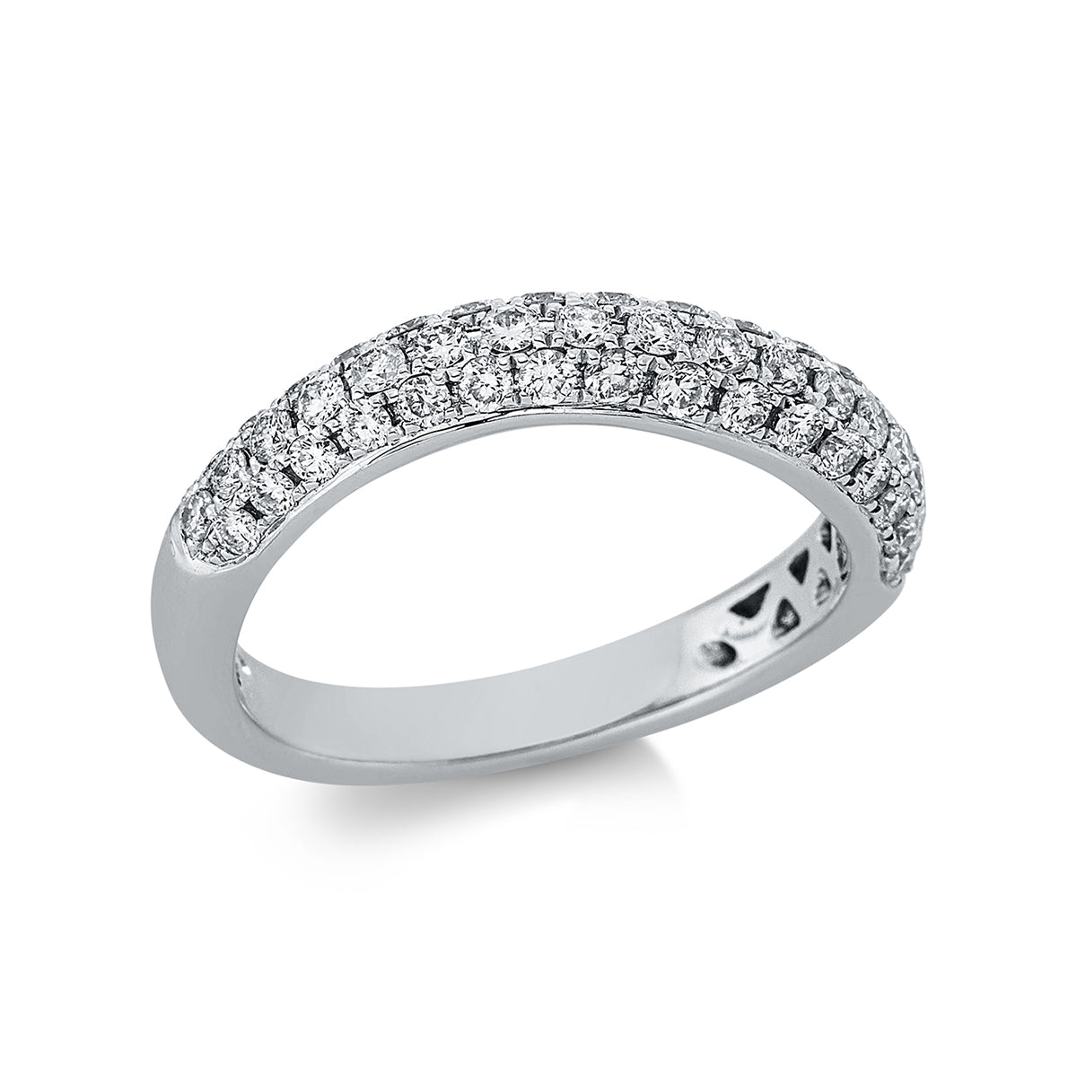 Mehrfachsteinbesatz Ring - 1CT71