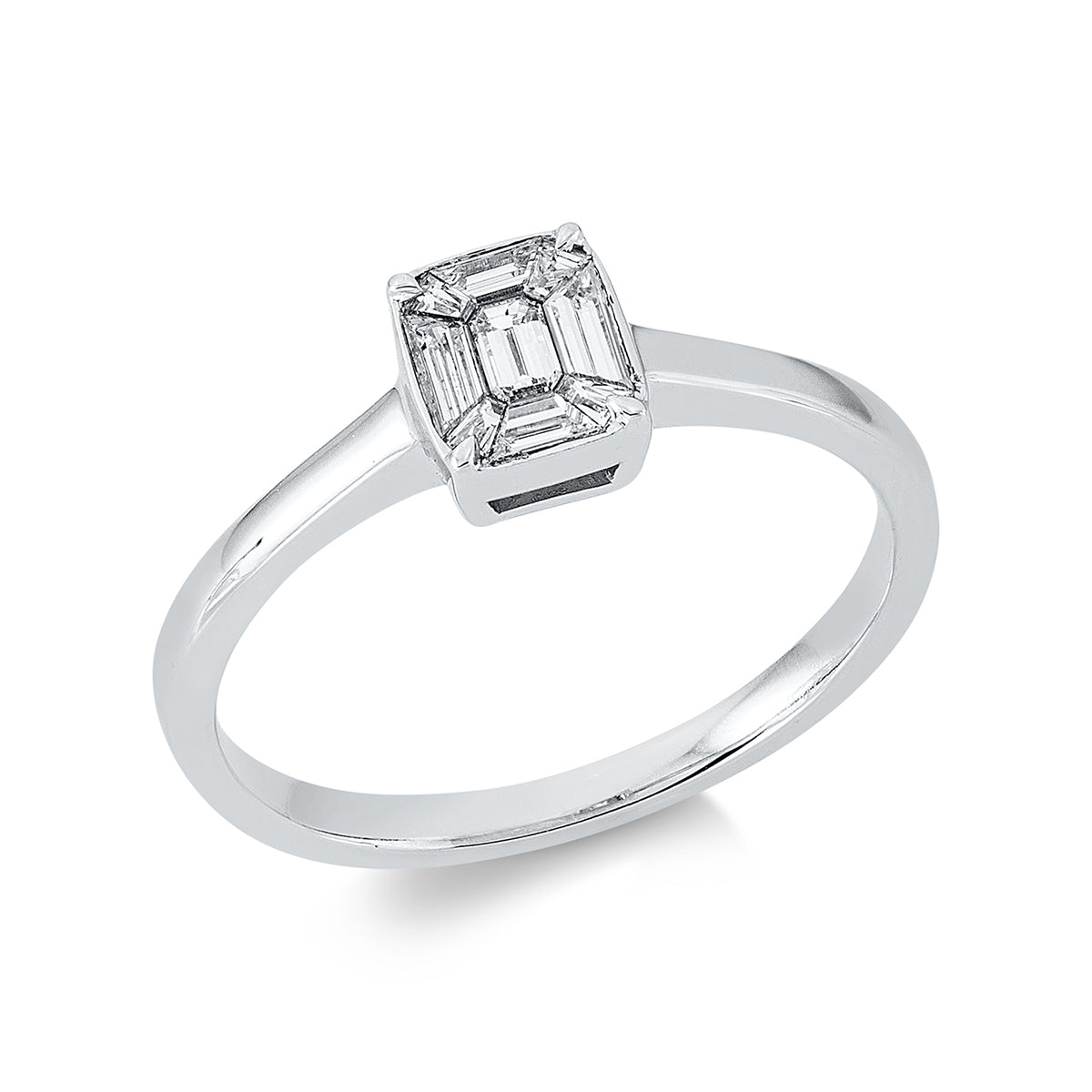 Baguette Illusion Ring - 1DU44