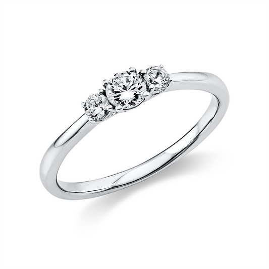 Solitaire mit Besatz Ring - 1EY12