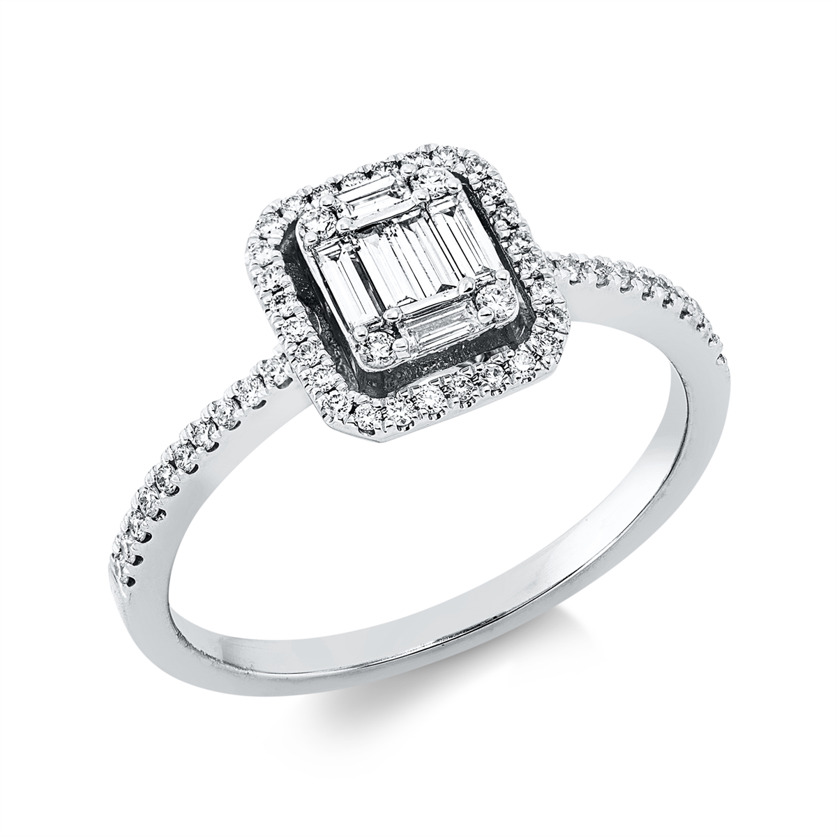 Baguette Illusion Ring - 1HB65