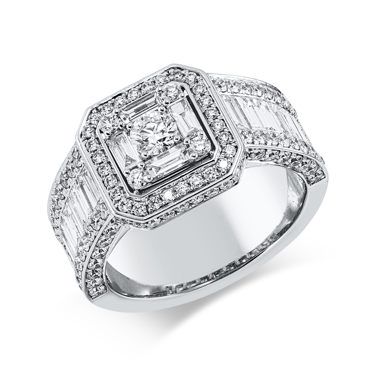 Baguette Illusion Ring - 1LM85