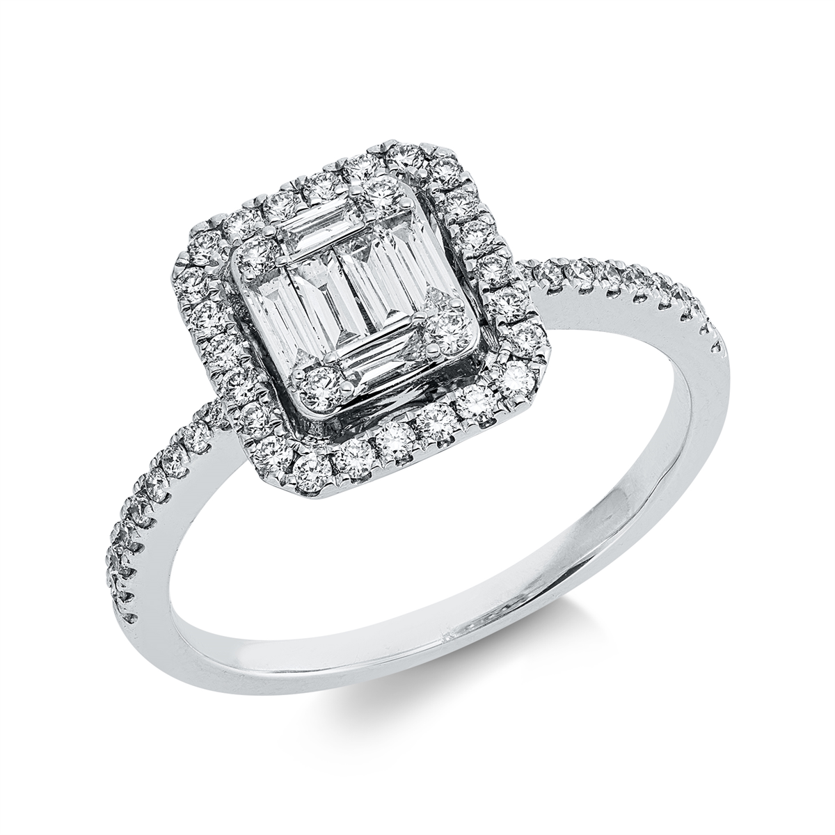 Baguette Illusion Ring - 1LN78