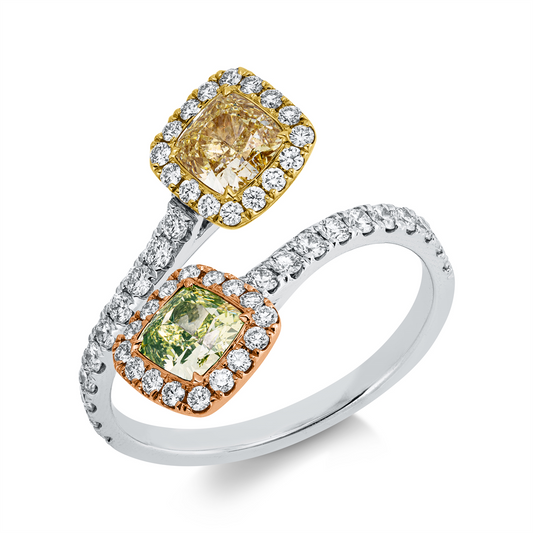 Farbiger Diamant Ring - 1LO21