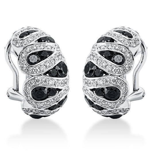 Farbiger Diamant Creolen - 2K128