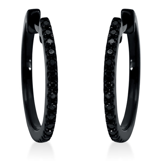 Farbiger Diamant Creolen - 2M056