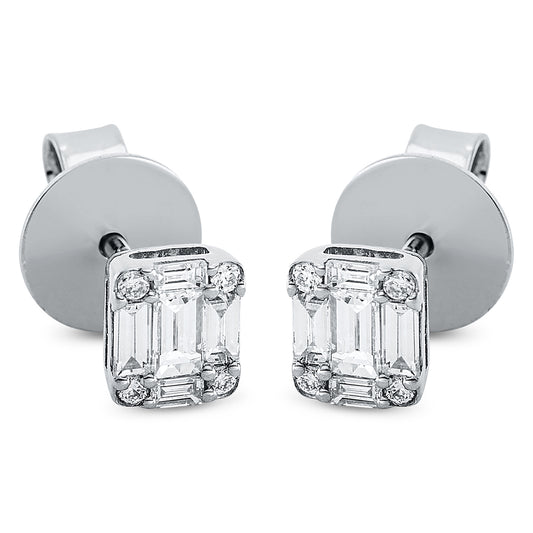 Baguette Illusion Ohrstecker - 2O510