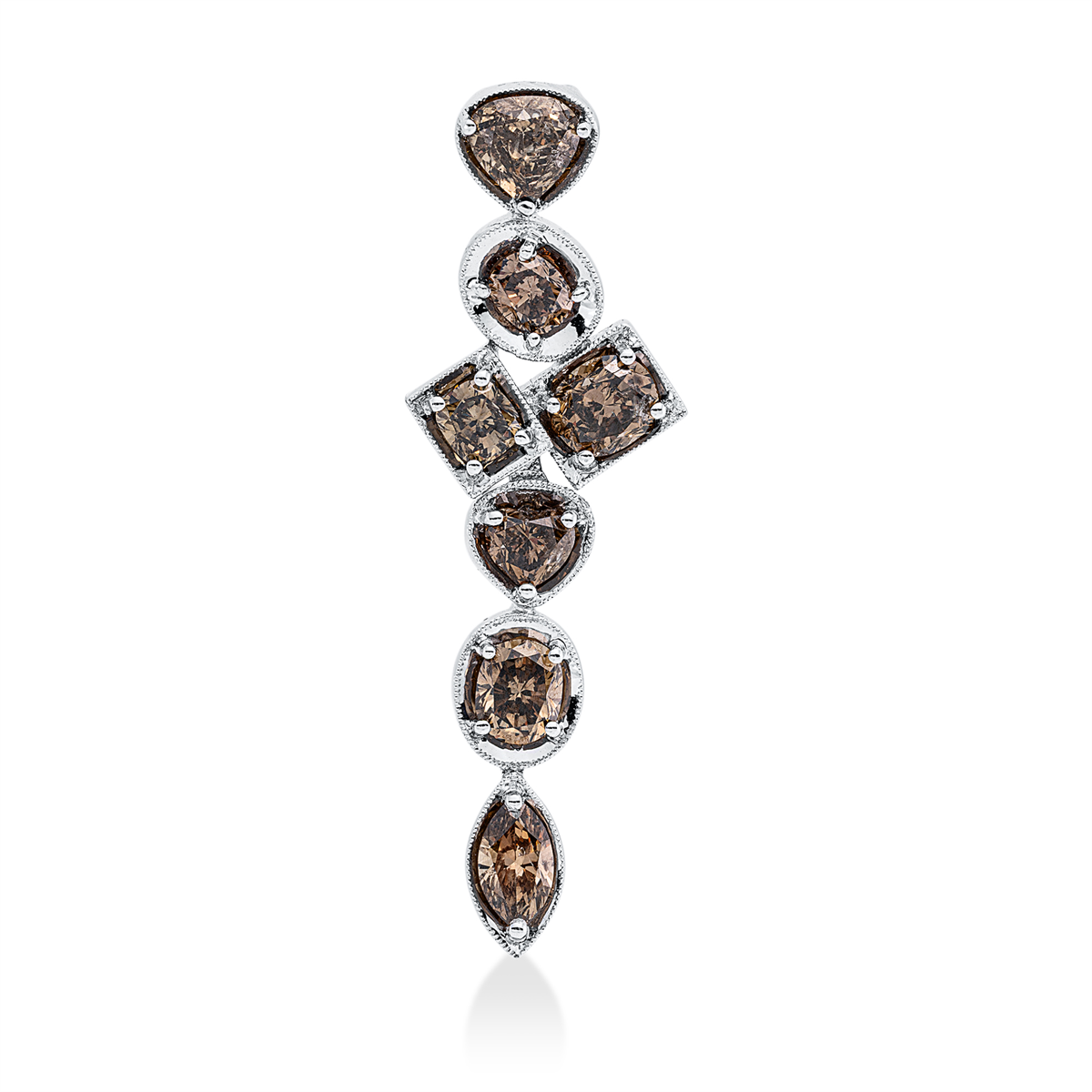 Farbiger Diamant Anhänger - 3H675