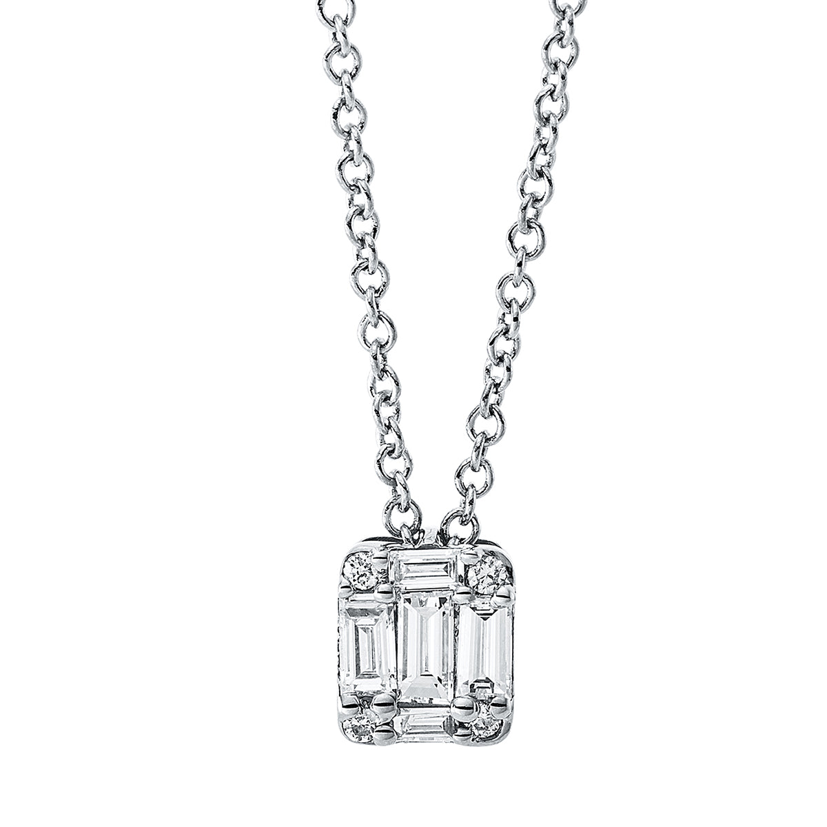 Baguette Illusion Collier - 4J987