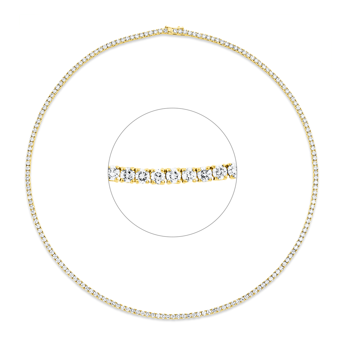 Tennisarmband Collier - 4O858