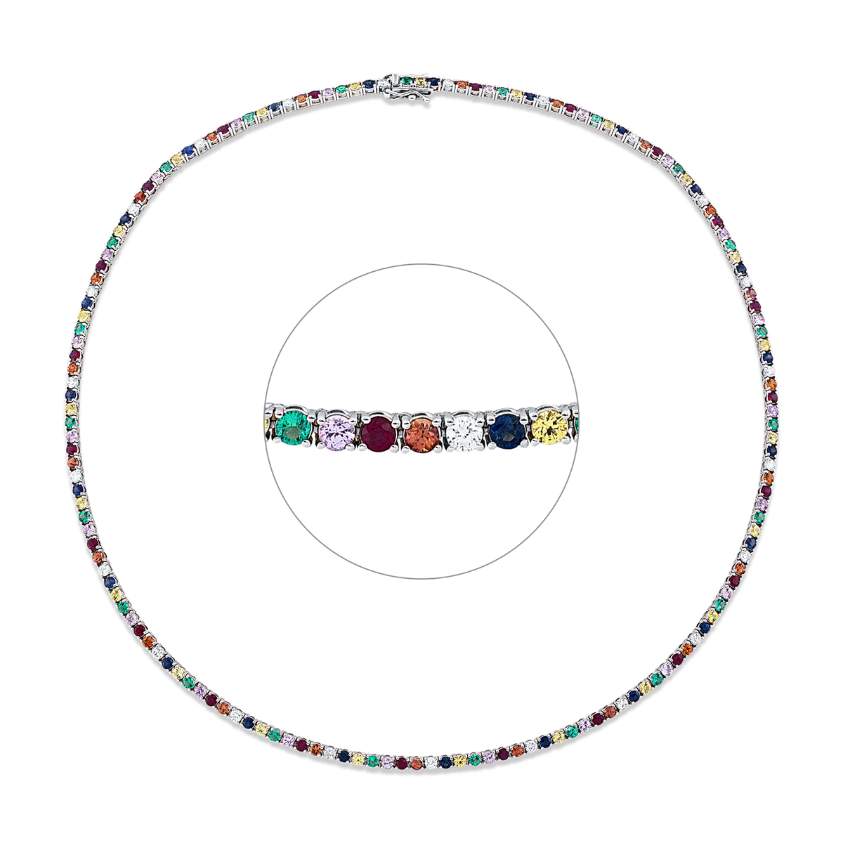 Rainbow & Multicolor Collier - 4Q990