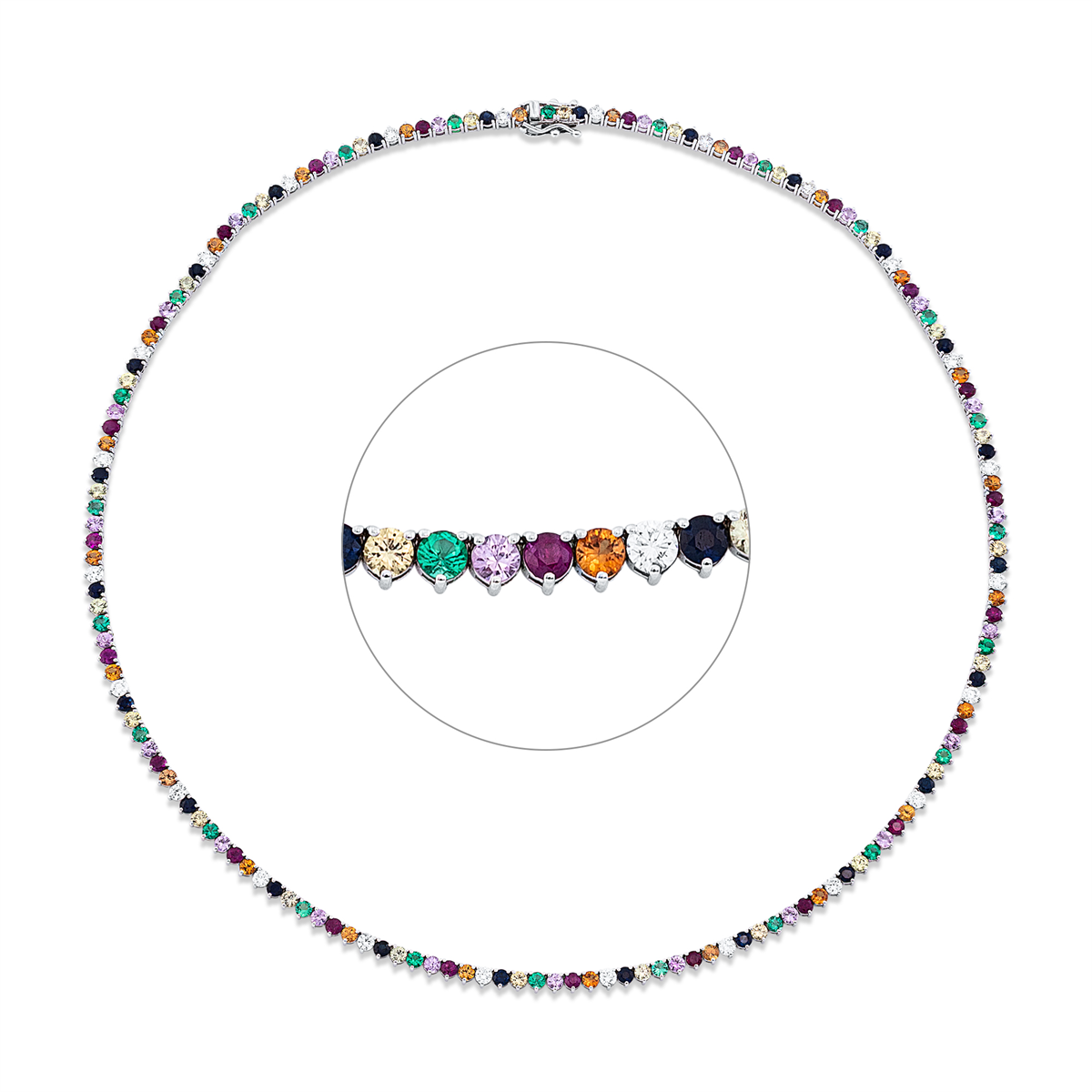 Rainbow & Multicolor Collier - 4Q991