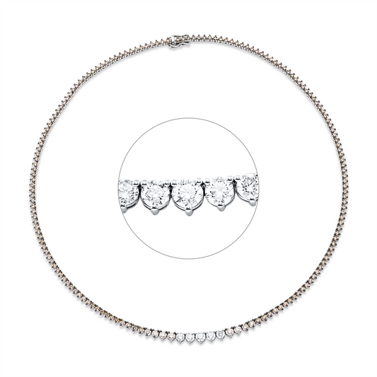 Farbiger Diamant Collier - 4Q993