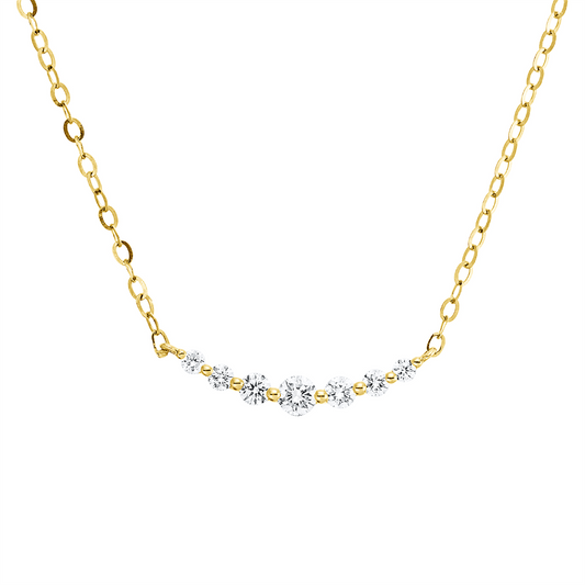 Mehrfachsteinbesatz Collier - 4R689