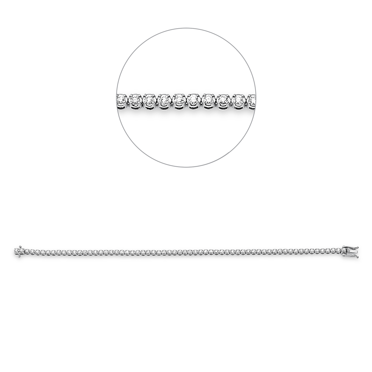 Tennisarmband - 5D419