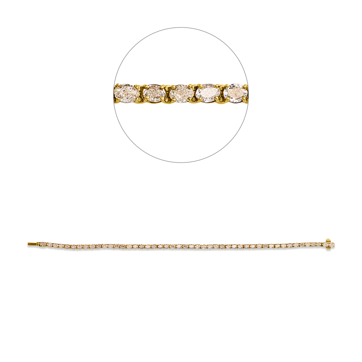 Farbiger Diamant Armband - 5H221